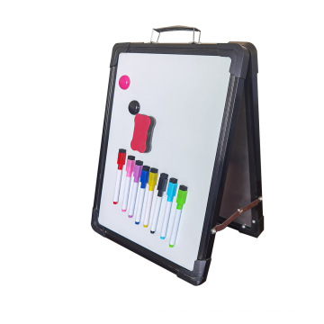 SOURCE manufacturer Black frame folding whiteboard vertical erasable children graffiti magnetic portable office teaching